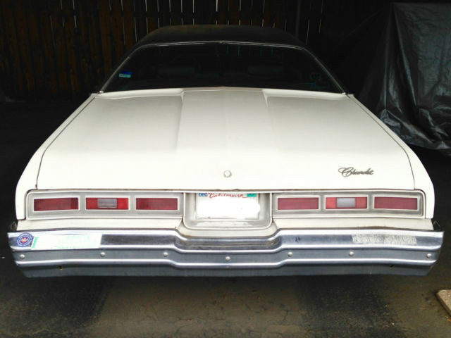 1974 White Chevrolet Impala Coupe