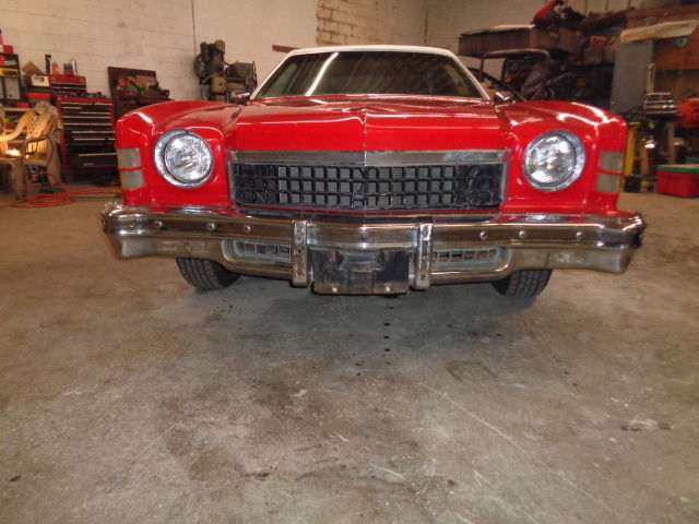 1974 Red Chevrolet Monte Carlo Coupe