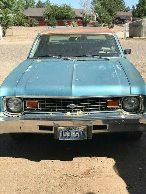 1974 Blue Chevrolet Nova