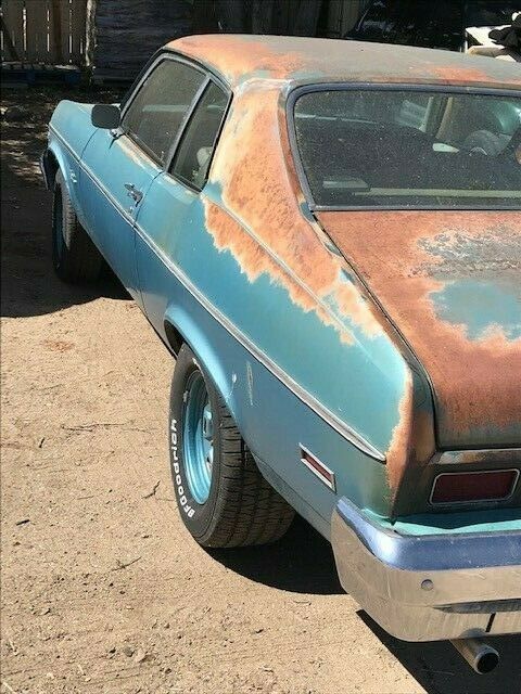 1974 Blue Chevrolet Nova