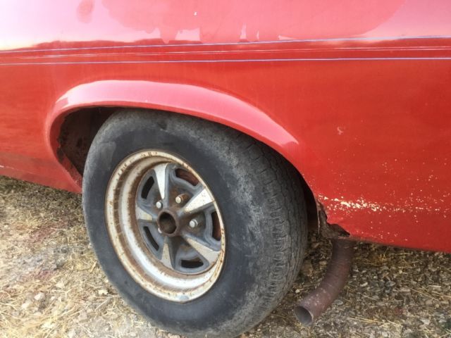 1974 Red Chevrolet Nova Coupe