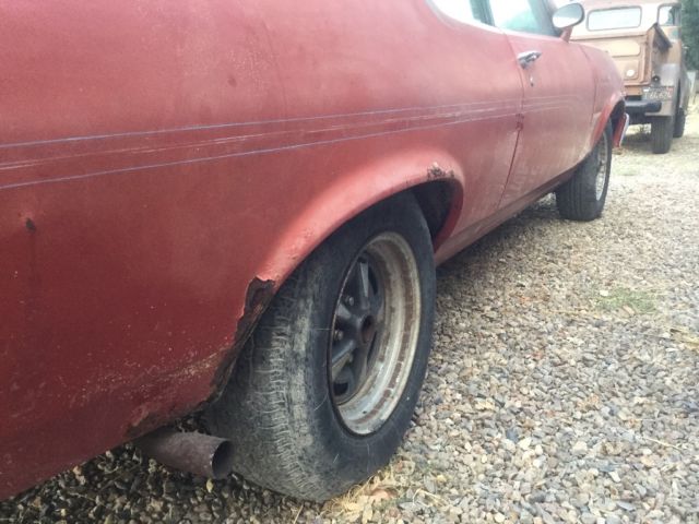 1974 Red Chevrolet Nova Coupe