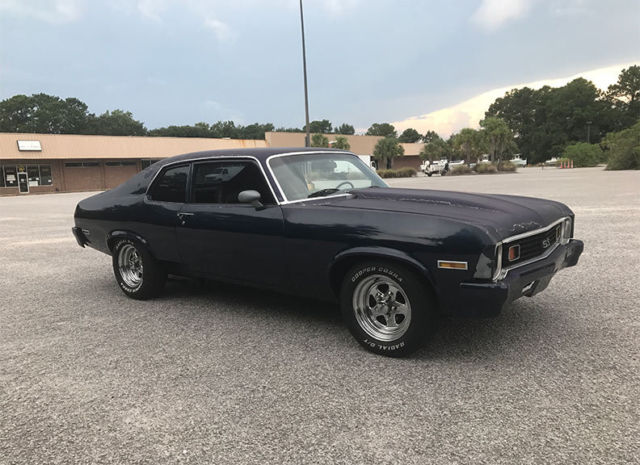 1974 Navy Chevrolet Nova 2 door hardtop