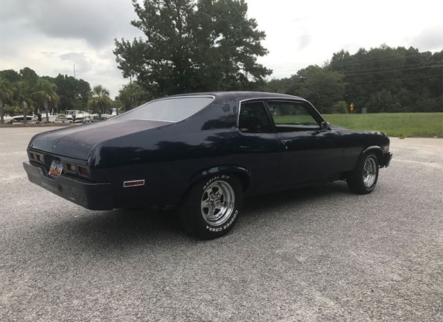 1974 Navy Chevrolet Nova 2 door hardtop