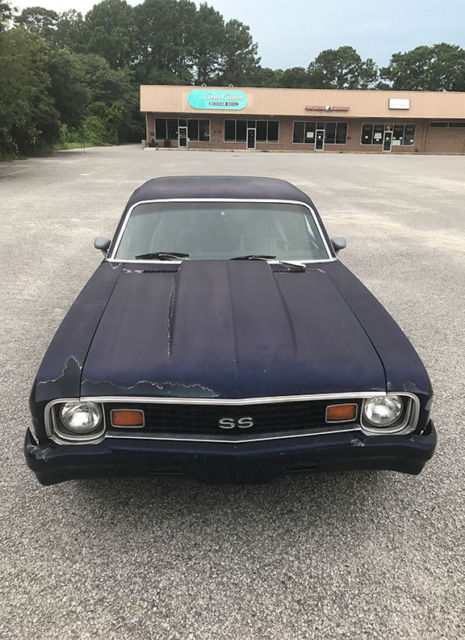 1974 Navy Chevrolet Nova 2 door hardtop