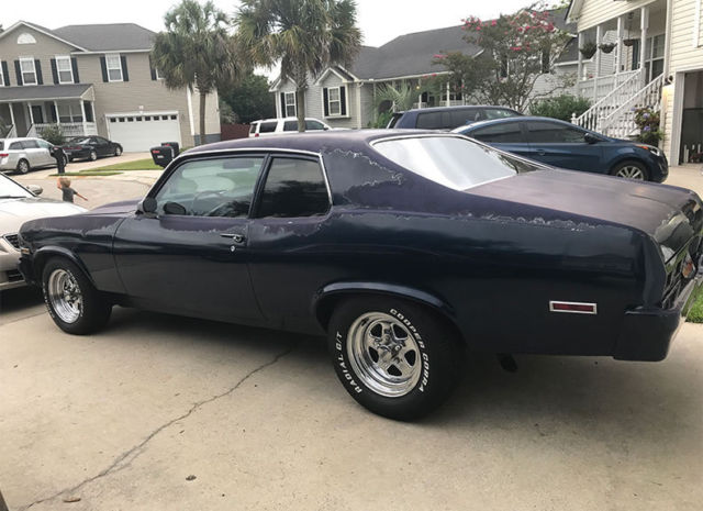 1974 Navy Chevrolet Nova 2 door hardtop