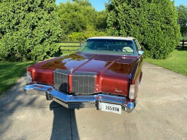 1974 Burgundy Chrysler Imperial Coupe
