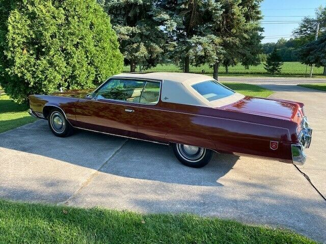1974 Burgundy Chrysler Imperial Coupe