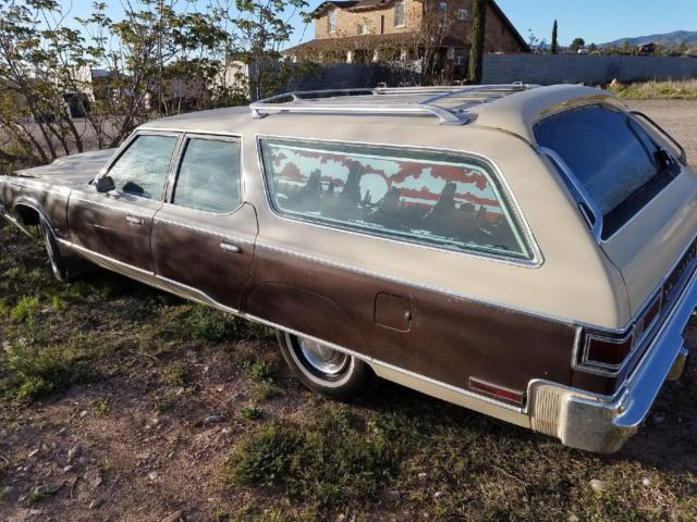 1974 Tan & Brown Chrysler Town & Country Staion Wagon