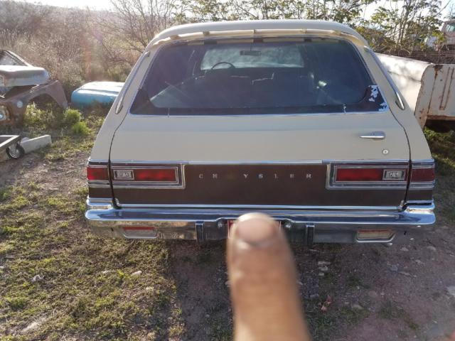 1974 Tan & Brown Chrysler Town & Country Staion Wagon
