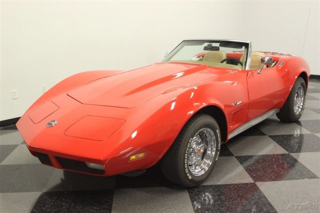 1974 Red Chevrolet Corvette