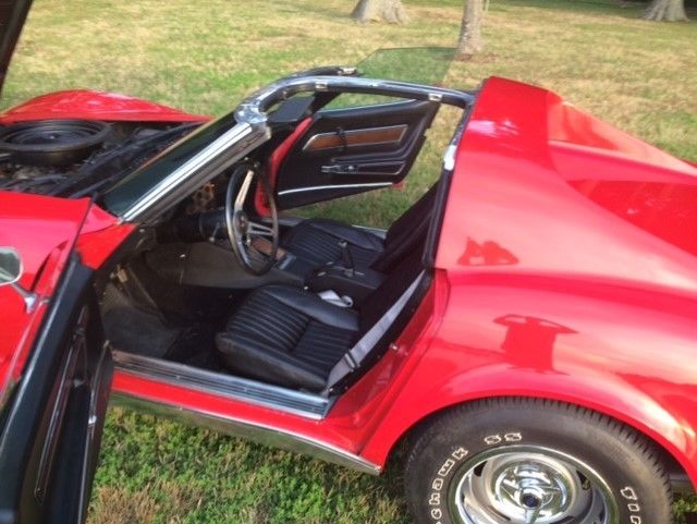 1974 Red Chevrolet Corvette Coupe