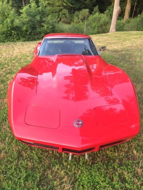 1974 Red Chevrolet Corvette Coupe
