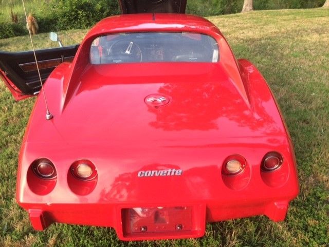 1974 Red Chevrolet Corvette Coupe