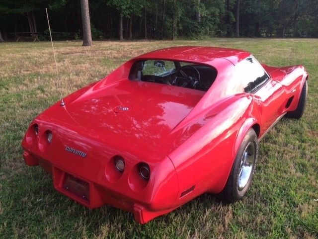 1974 Red Chevrolet Corvette Coupe