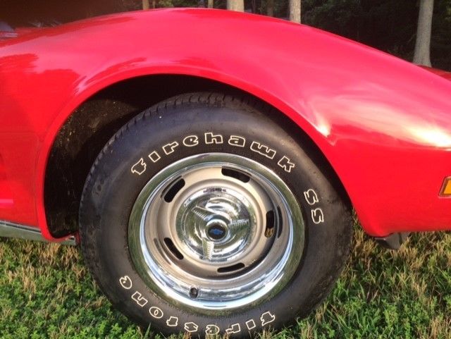 1974 Red Chevrolet Corvette Coupe