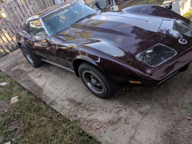 1974 Red Chevrolet Corvette