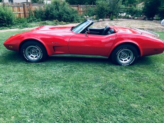 1974 Mille Miglia Red Chevrolet Corvette Convertible