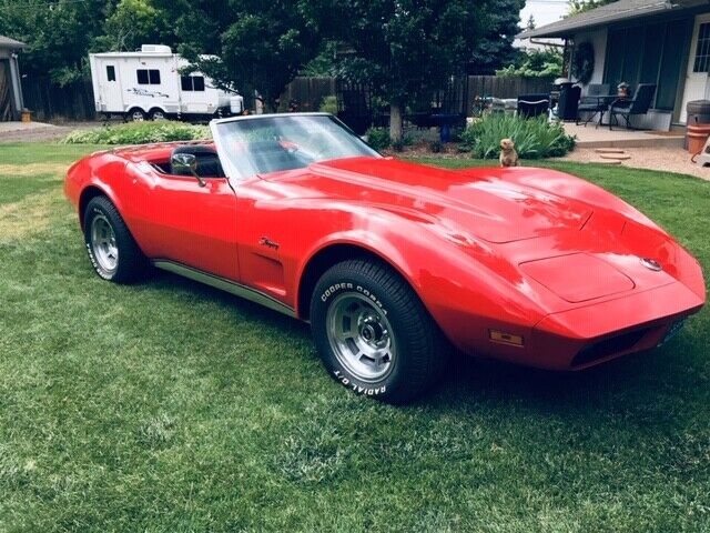 1974 Mille Miglia Red Chevrolet Corvette Convertible