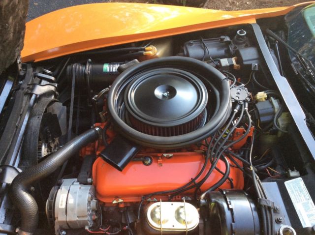 1974 Orange Chevrolet Corvette Coupe