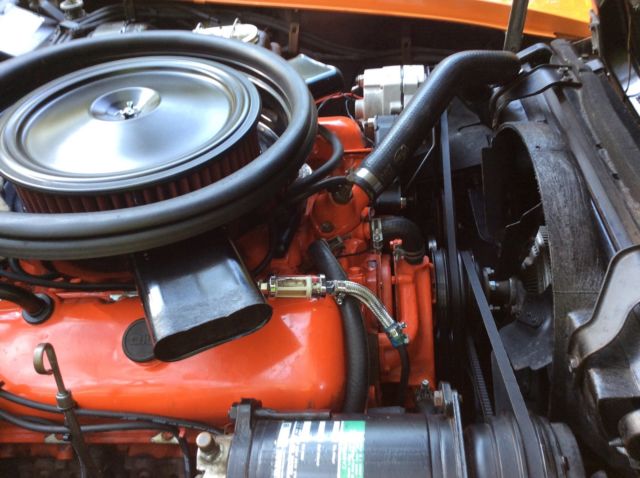 1974 Orange Chevrolet Corvette Coupe