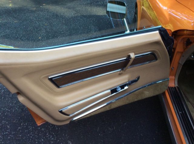 1974 Orange Chevrolet Corvette Coupe
