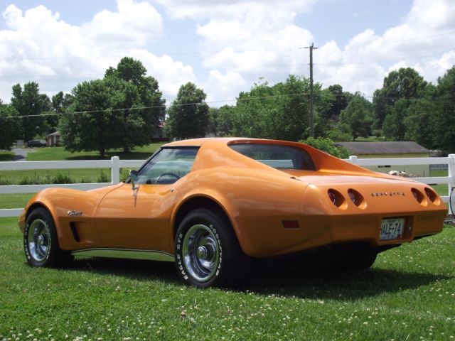 1974 Ontario Orange Chevrolet Corvette Coupe