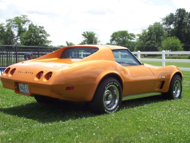 1974 Ontario Orange Chevrolet Corvette Coupe