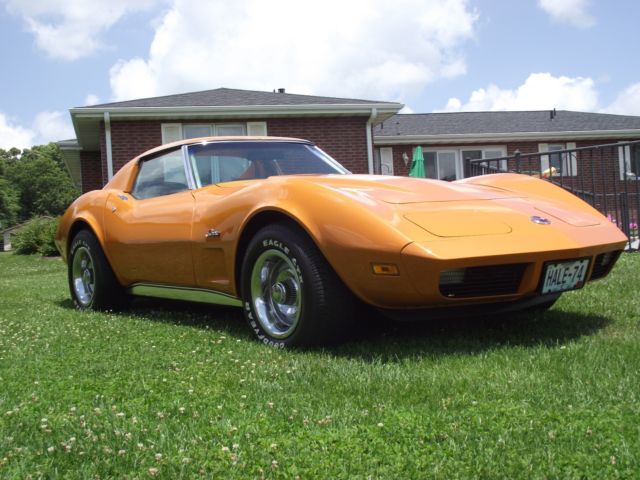 1974 Ontario Orange Chevrolet Corvette Coupe
