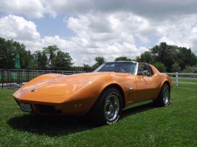1974 Ontario Orange Chevrolet Corvette Coupe