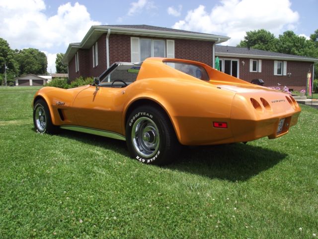 1974 Ontario Orange Chevrolet Corvette Coupe