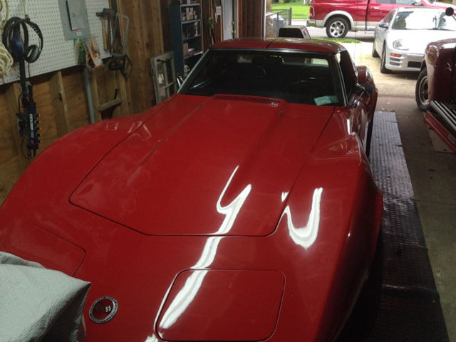 1974 Red Chevrolet Corvette Coupe