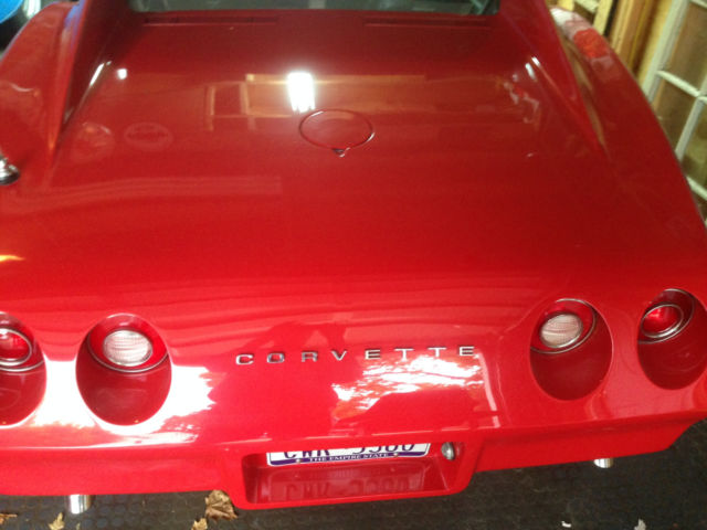 1974 Red Chevrolet Corvette Coupe