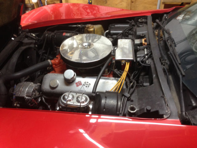 1974 Red Chevrolet Corvette Coupe