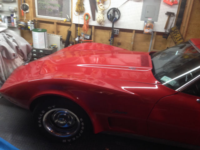 1974 Red Chevrolet Corvette Coupe