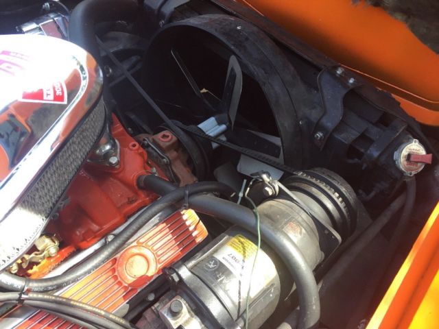 1974 Orange Chevrolet Corvette Coupe