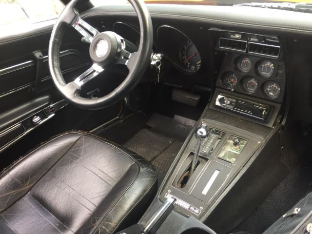 1974 Orange Chevrolet Corvette Coupe