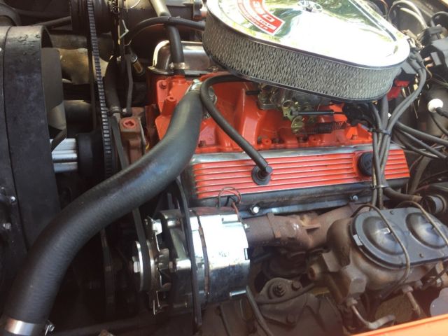 1974 Orange Chevrolet Corvette Coupe