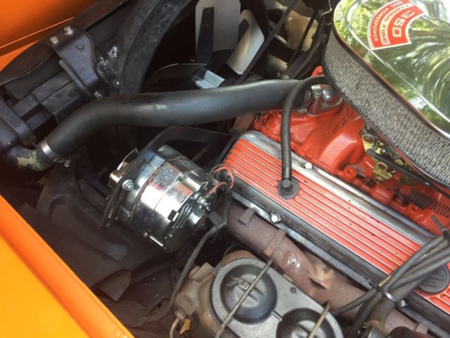 1974 Orange Chevrolet Corvette Coupe
