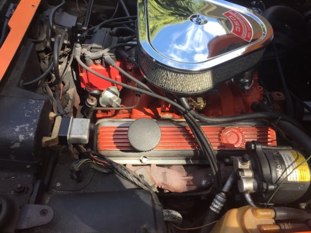 1974 Orange Chevrolet Corvette Coupe