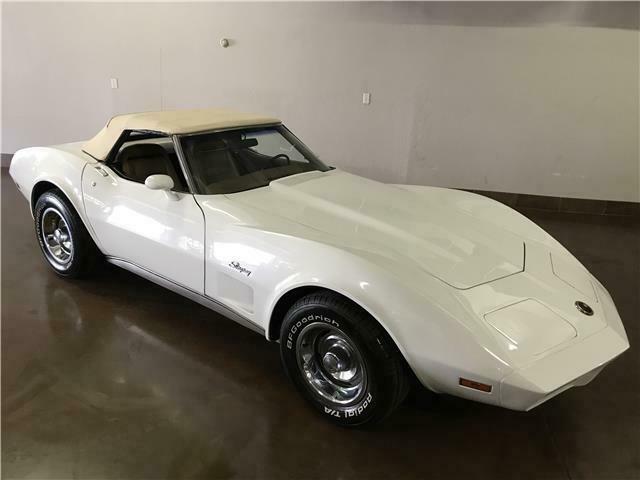 1974 White Chevrolet Corvette Convertible