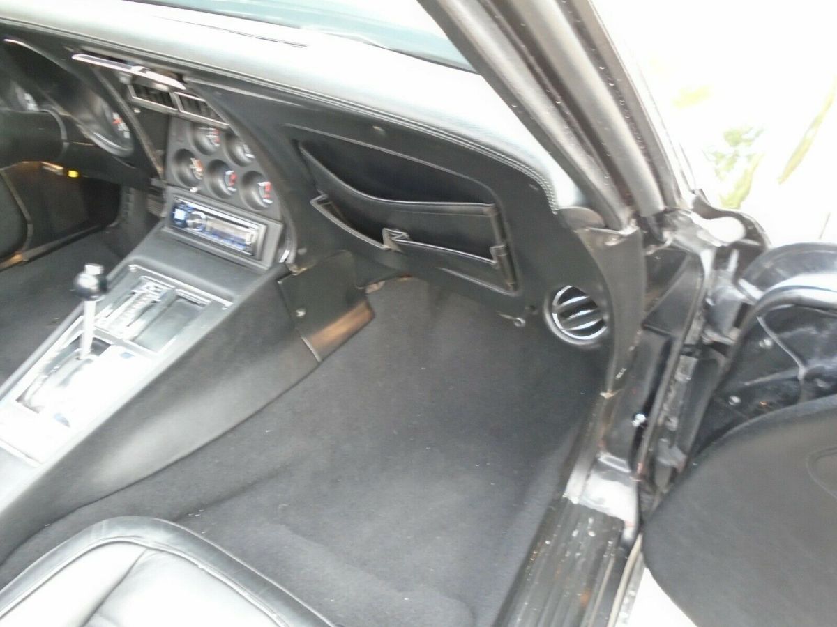 1974 Black Chevrolet Corvette Convertible