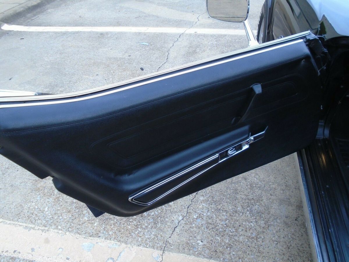 1974 Black Chevrolet Corvette Convertible