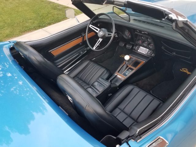 1974 Blue Chevrolet Corvette Convertible