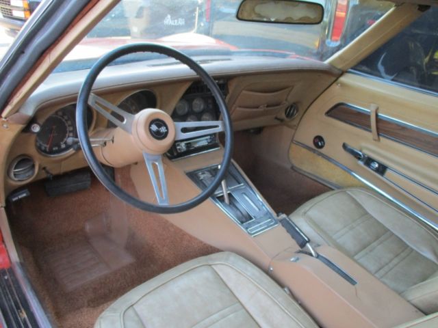 1974 Orange Chevrolet Corvette