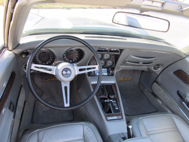 1974 Silver Chevrolet Corvette Convertible