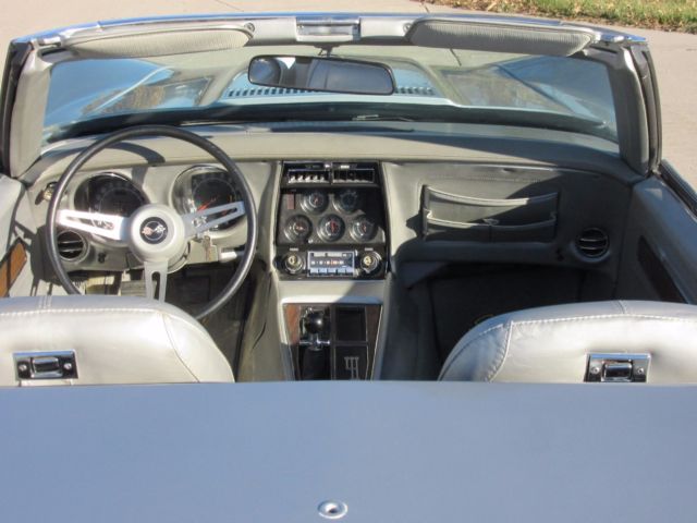 1974 Silver Chevrolet Corvette Convertible