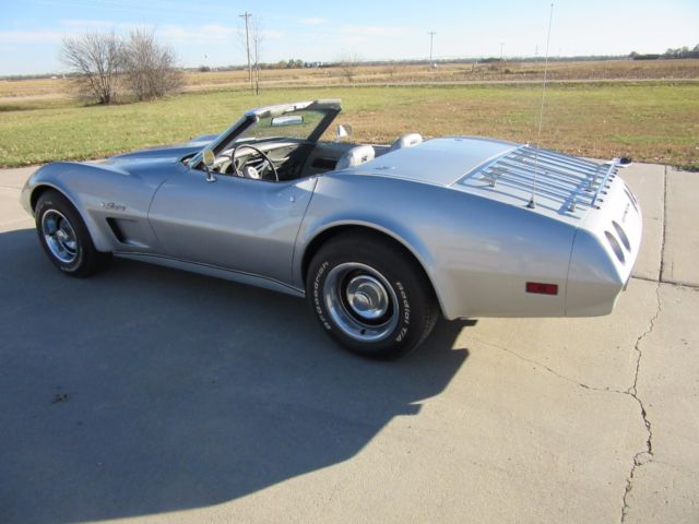 1974 Silver Chevrolet Corvette Convertible