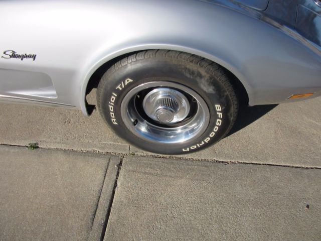 1974 Silver Chevrolet Corvette Convertible