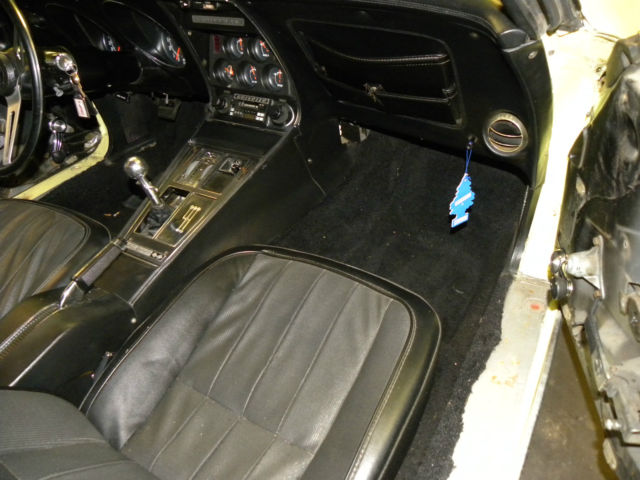 1974 Yellow now but Factory is Silver Chevrolet Corvette Coupe